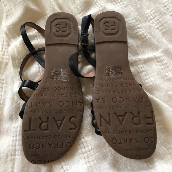 Franco Sarto Leather Sandals EUC - Picture 4 of 4